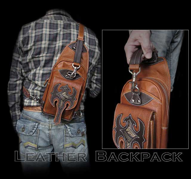 Genuine Cowhide Leather Backpack