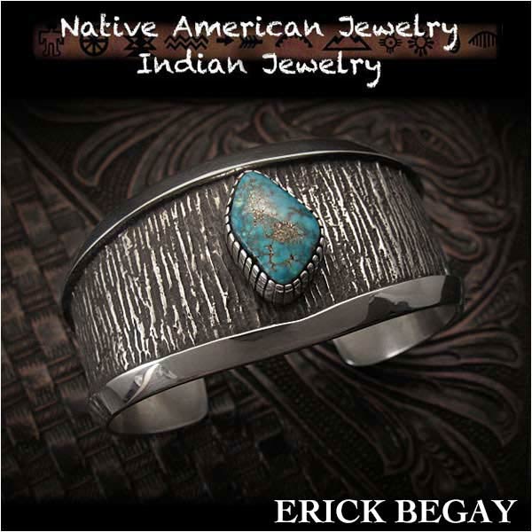 エリックビゲィ/erick/begay/バングル/ブレスレット/cuff/apache/blue/turquoise/sterling/silver