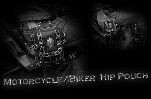 biker,motorcycle,harley
,rider,belt,pouch,leather