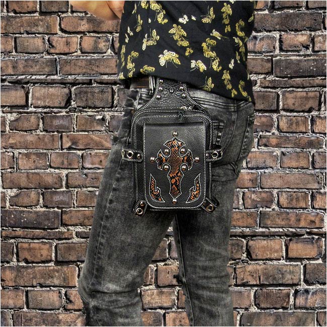 motorcycle,rider,harley,harley,style,bag,belt,pouch