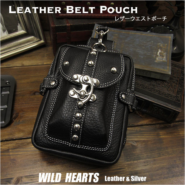 ”motorcycle,leather,purse,hip,belt,loop,pouch”