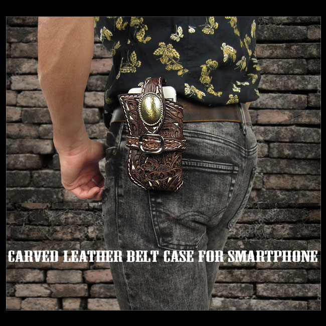 handmade/leather/iPhone/case/holster/belt/pouch/for/smartphone
