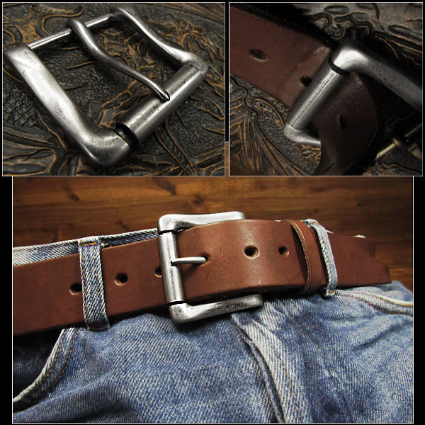 ベルト　バックル　取り替え用　合金　40mm Belt Buckle Solid metal WILD HEARTS Leather&Silver  (ID mb3633r15)