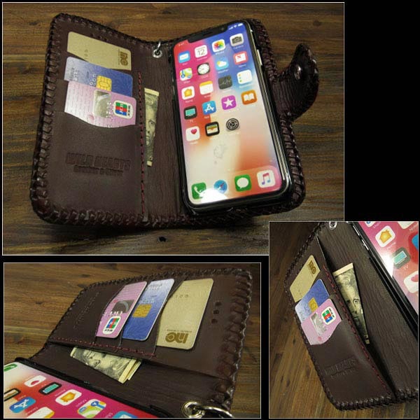 genuine,leather,apple,iPhone,6,6s,7,8,protective,flip,case,wallet