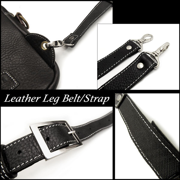 レッグベルト レッグポーチ用ベルト サイドバッグ用/ベルト レザー／本革Leather Leg Belt / Strap WILD HEARTS  LeatherSilver(ID lb3742r8)