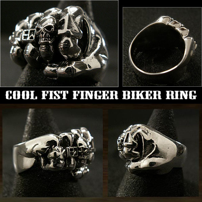 cool,fist,finger,biker,sterlingsilver,ring,シルバーリング,指輪,シルバー925,メンズ,アクセサリー