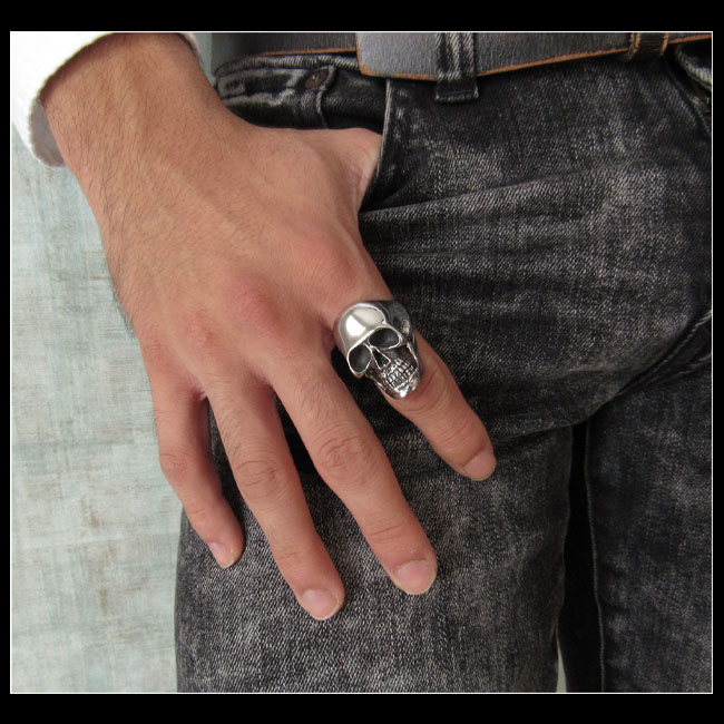 cool,skull,biker,sterlingsilver,ring,スカル,ドクロ,キースリング,シルバーリング,大きめ,ビッグサイズ