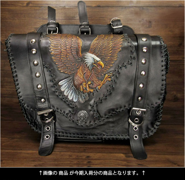 carved,leather,saddlebags,harley,davidson,sportster,iron,883,forty-eight,custom,parts,accessories