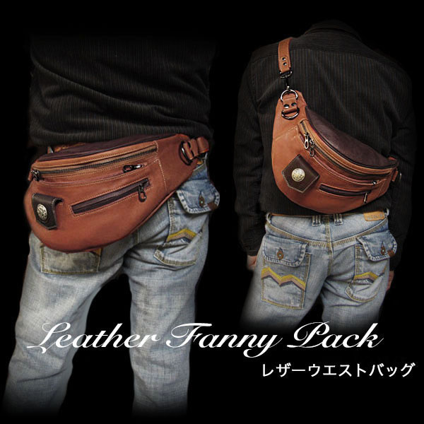 ”cool,leather,fanny,pack,waist,travel,travel,purse,for,harley,rider,motorcycle”