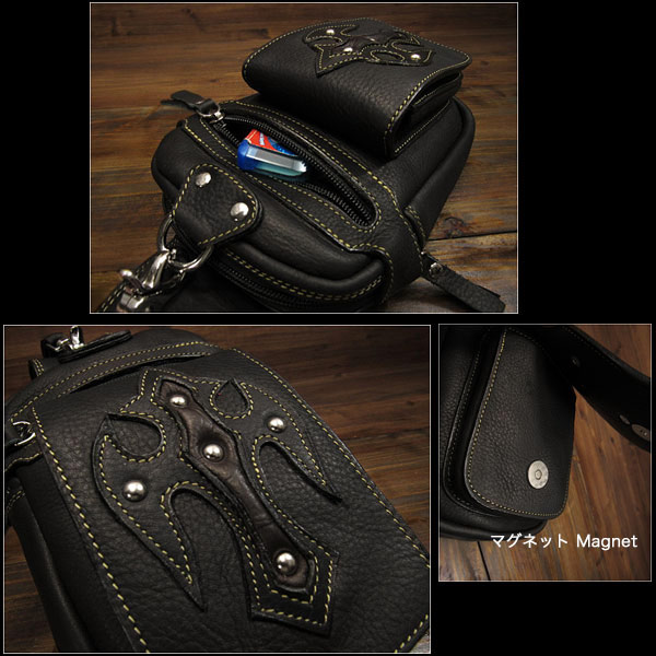 leather,biker,motorcycle,belt,bag,purse,hip,pouch